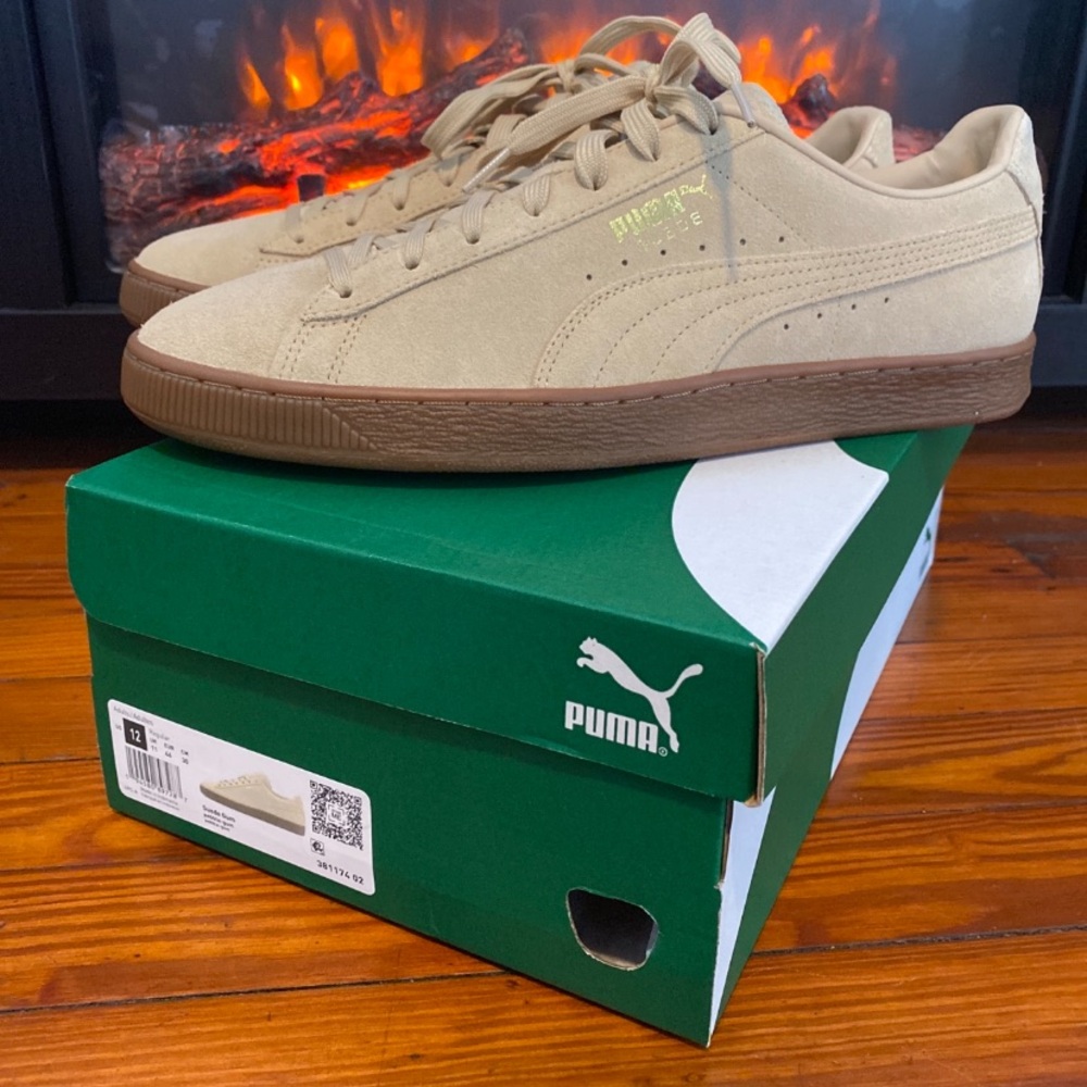Puma suede - pebble gum